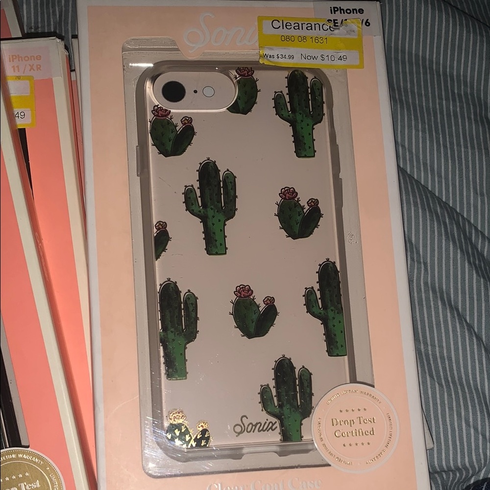 Sonix Green and Pink Cactus iPhone Case